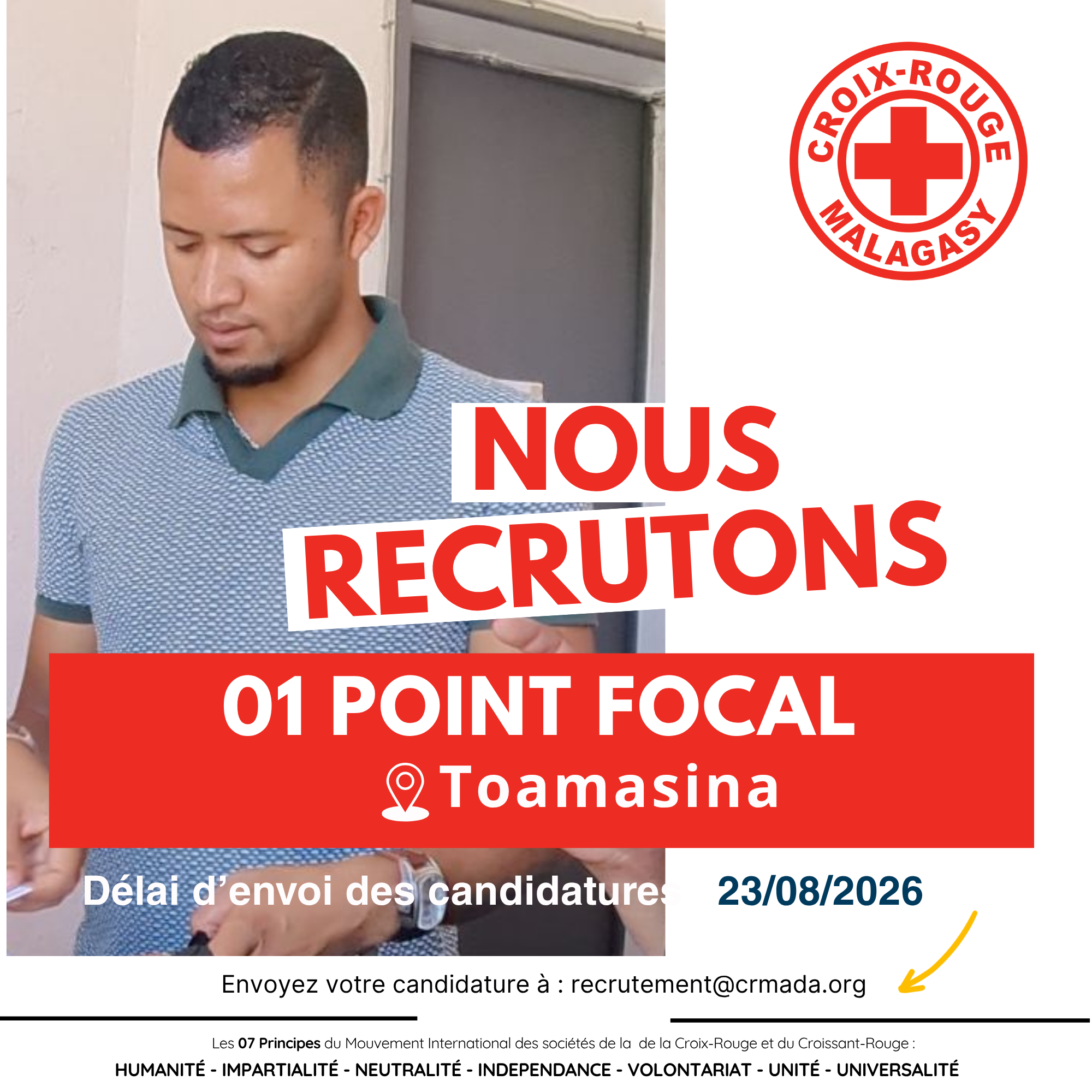 AVIS DE RECRUTEMENT  « UN (01) POINT FOCAL »  RECRUTEMENT LOCAL